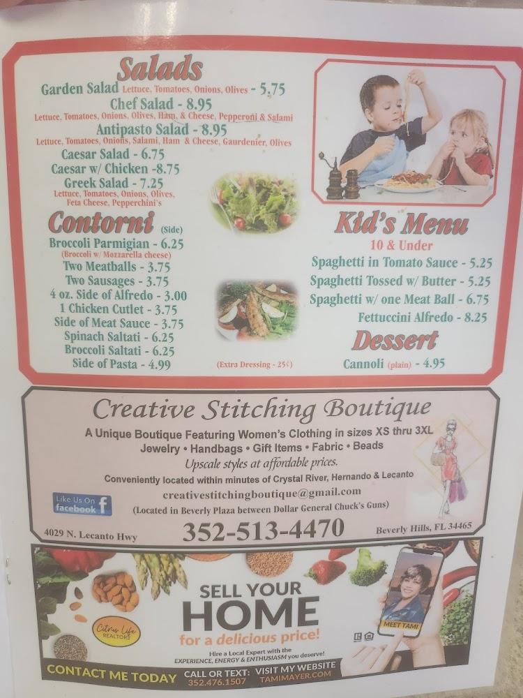 Moschello's II Menu image 1