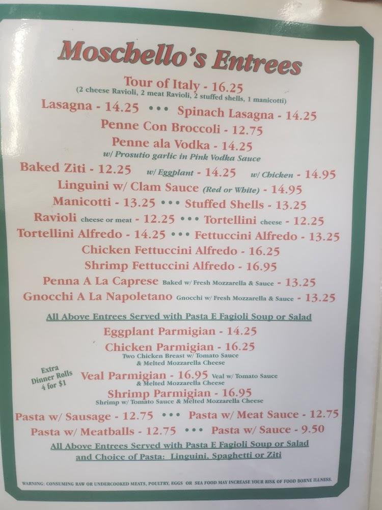 Moschello's II Menu image 2